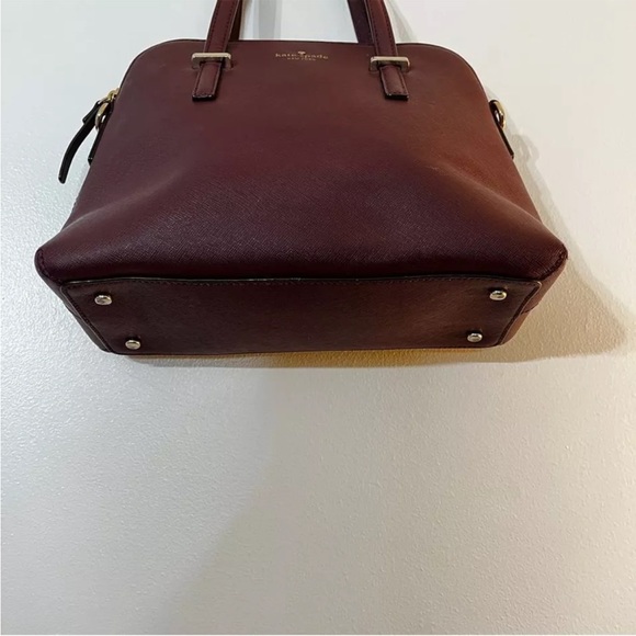 Kate Spade Burgundy Satchel - Picture 2 of 7